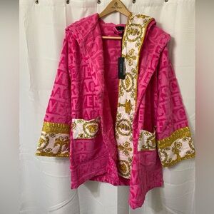Versace I ♡ BAROQUE SHORT BATHROBE